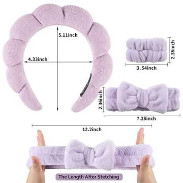 ENDLIS Spa Headband Set - Microfiber Towels for Beauty Routine