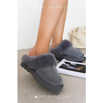 Genuine Suede Women’s Slippers - Warm Cozy Comfort