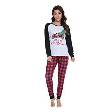 YIJIU Matching Pajamas Sets for Family Christmas Fun