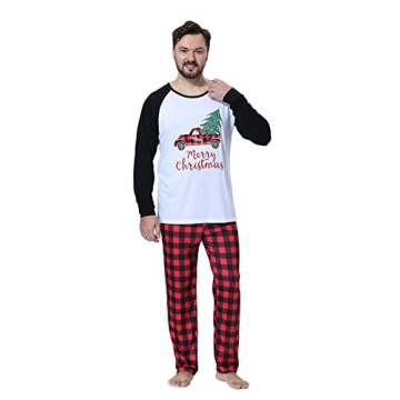 YIJIU Matching Pajamas Sets for Family Christmas Fun