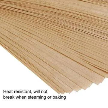 Unbleached Parchment Paper Sheets, Beasea 12x16 Inch 200 Pcs Non Stick Paper Baking Sheets Baking Liners Sheets
