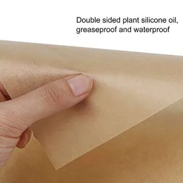 Unbleached Parchment Paper Sheets, Beasea 12x16 Inch 200 Pcs Non Stick Paper Baking Sheets Baking Liners Sheets