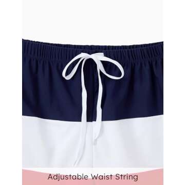 PATPAT Family Matching Swimsuits Couples American Flag Star Swim Shorts Quick Dry Swim Trunks with Liner 4th of July Patriotic Swimming Shorts for Men XXL