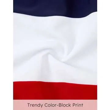 PATPAT Family Matching Swimsuits Couples American Flag Star Swim Shorts Quick Dry Swim Trunks with Liner 4th of July Patriotic Swimming Shorts for Men XXL