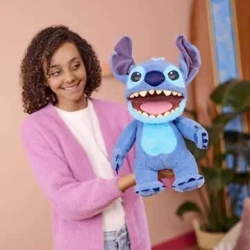 RealFX Disney Stitch Plush - 18" Animatronic Fun!