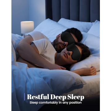 WAOAW Sleep Mask for Deep Sleep and Travel Comfort