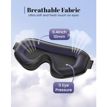 WAOAW Sleep Mask for Deep Sleep and Travel Comfort