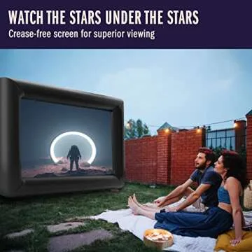 16FT Inflatable Outdoor Projector Screen for Backyard Fun