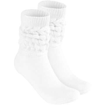 BRUBAKER Unisex Fitness Workout Slouch Socks - Cozy & Versatile