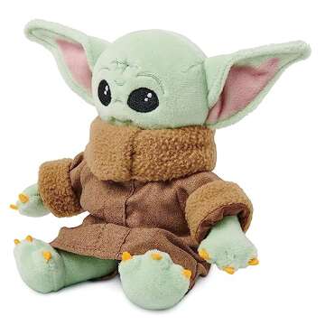 Disney Store Official Star Wars The Mandalorian - Grogu (The Child) Magnetic Shoulder Plush - Authentic Baby Yoda Collectible & Toy for Fans of All Ages
