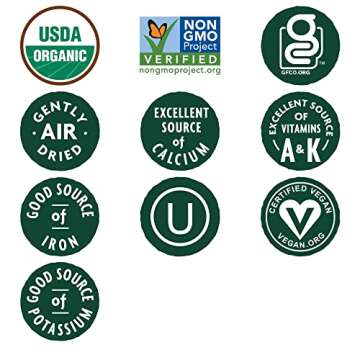 Rhythm Superfoods Kale Chips, Variety Pack, Original/Zesty Nacho/Kool Ranch, Organic and Non-GMO, 2.0 Oz (Pack of 4), Vegan/Gluten-Free Superfood Snacks