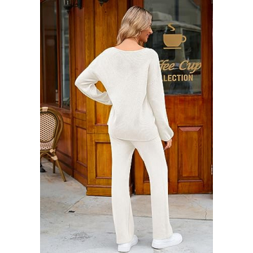 Stylish Viottiset Women's Knit Lounge Set for Comfort