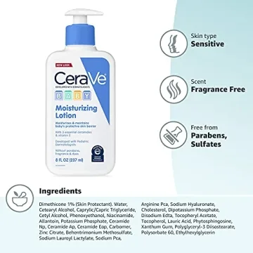 CeraVe Baby Lotion Gentle Moisturizer with Ceramides Vitamin E