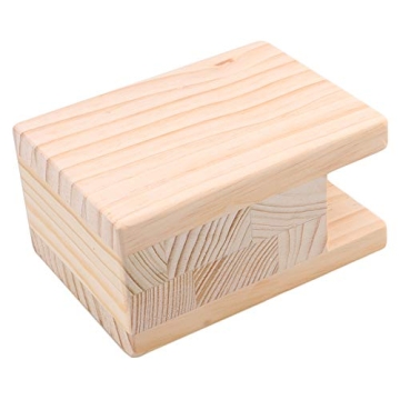 Yibuy 4X Furniture Lift Blocks 4 Inch Height Solid Pine
