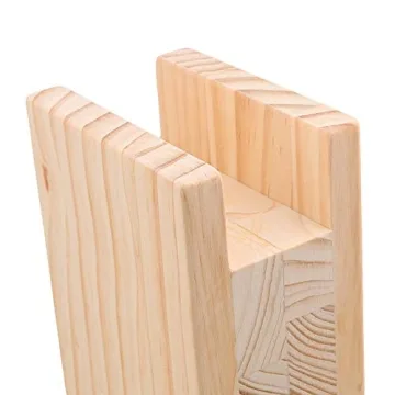 Yibuy 4X Furniture Lift Blocks 4 Inch Height Solid Pine