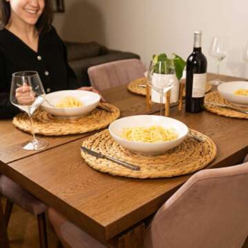 Gaia Guy Eco-Friendly Handmade Water Hyacinth Placemats