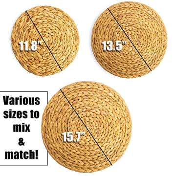 Gaia Guy Eco-Friendly Handmade Water Hyacinth Placemats