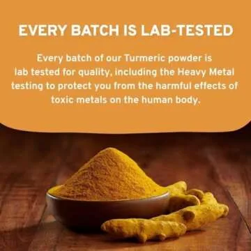 Organic Turmeric Powder with Curcumin for Cooking & Wellness