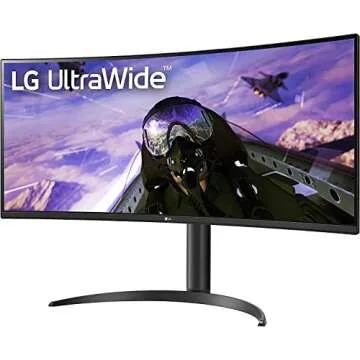 LG 34WP65C-B UltraWide Computer Monitor 34-inch QHD (3440x1440) 160Hz, HDR10, AMD FreeSync Premium, ...
