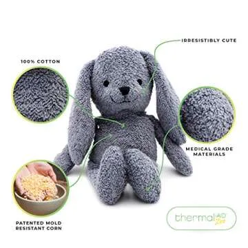 Thermal-Aid Zoo Baxter The Bunny - Plush Toy & Hot Cold Pack