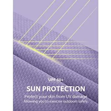 BALEAF Women's Long Sleeve Running Shirts UPF 50+ Sun Protection Full Zip Athletic Jackets Lightweight Zipper Pockets Purple Size M