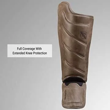 Hayabusa T3 LX Striking Shinguards - Brown, Large