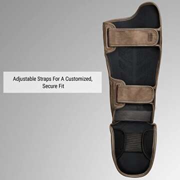 Hayabusa T3 LX Striking Shinguards - Brown, Large