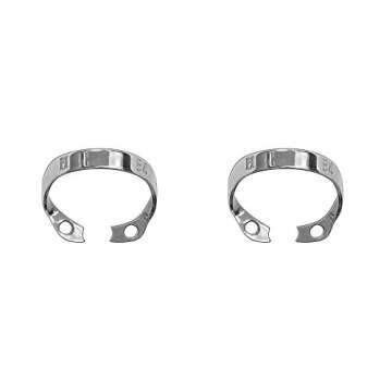 Premium Dental Metal Rubber Dam Clamps (B4, 2 pcs) for Anteriors