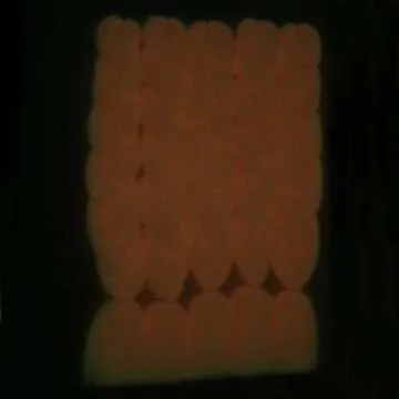 ItsUHair 5pcs Hot Pink Braiding Hair Jumbo Braids Glow in the Dark Hair Pre Stretched 24inch Synthetic Colored Hair Extensions for Box Braids