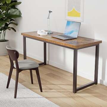 TOPSKY 59" Big Large Computer Office Desk - Stylish & Durable Design