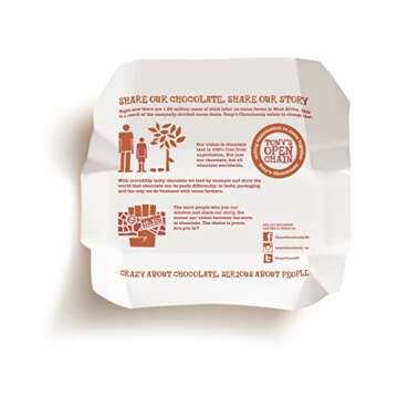 Tony's Chocolonely Caramel Sea Salt Milk Chocolate Bar, 6 oz., 4-Pack