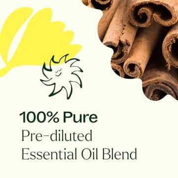 Plant Therapy Germ Fighter Essential Oil Blend 100% Pure, Pre-Diluted Roll-On, On-The-Go Natural Aromatherapy, Travel Size, Get Healthy Faster, Therapeutic Grade 10 mL (1/3 oz)