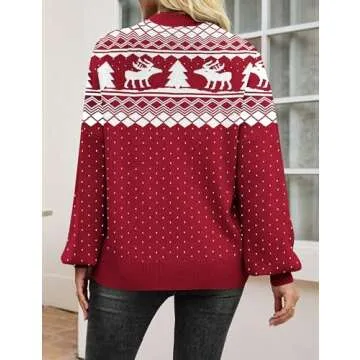 Enchanting Zeagoo Women's Christmas Pullover Sweater for a Festive Season