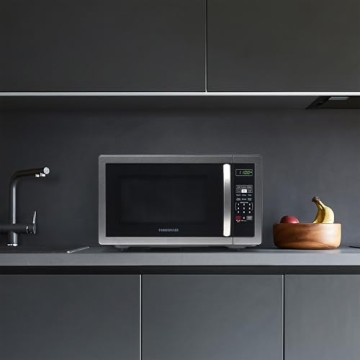 Farberware 1000W Stainless Steel Microwave with Child Lock