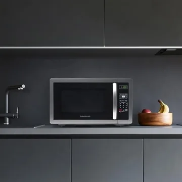 Farberware 1000W Stainless Steel Microwave with Child Lock