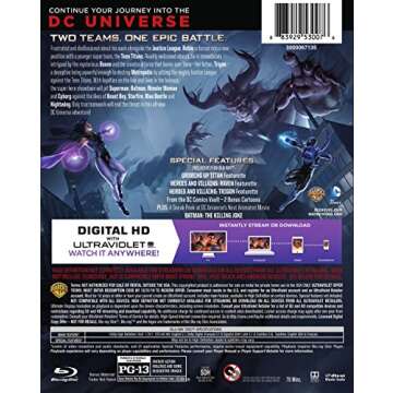 Justice League Vs Teen Titans [Blu-ray + DVD + Digital HD + Figure]