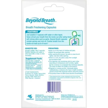 Beyond Breath Capsules for Lasting Freshness from Garlic