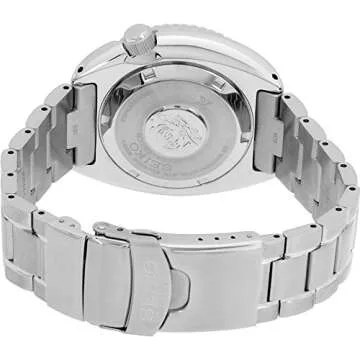 Seiko SRPA21K1 Men's Analogue Hand Loading Stainless Steel Wrist Watch, Blue/Silver, Bracelet