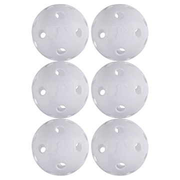 Franklin Sports Indestruct-A-Ball Plastic Baseballs - Durable Training Balls - 6 Pack