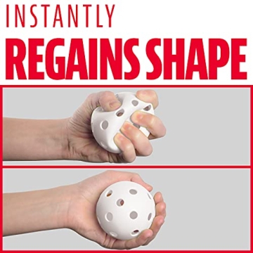 Durable Franklin Sports Plastic Baseballs for Kids and Pets