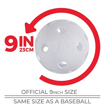 Durable Franklin Sports Plastic Baseballs for Kids and Pets