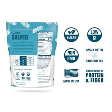 SOLVED Low Calorie and Low Carb Penne Pasta (3 Pack) | 48% Fewer Calories & Net Carbs | Healthy Pasta That Is Fiber-Rich, Low Calorie, and Low Carb | Penne 1 LB Bags (Pack of 3)