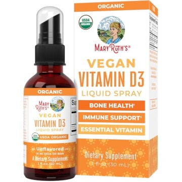 MaryRuth Organics Vegan D3 Spray for Immune & Bone Health