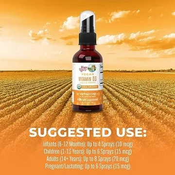 MaryRuth Organics Vegan D3 Spray for Immune & Bone Health