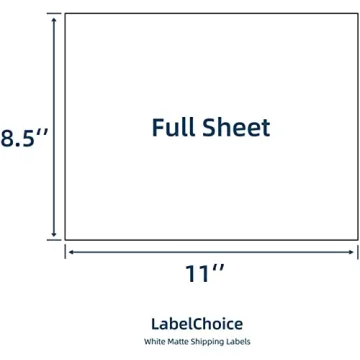Quality Full Sheet Shipping Labels for Crafts and Shipping