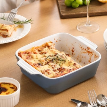 DOWAN 8x8 Baking Dish Ceramic Casserole for Baking
