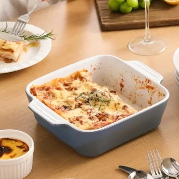 DOWAN 8x8 Baking Dish Ceramic Casserole for Baking