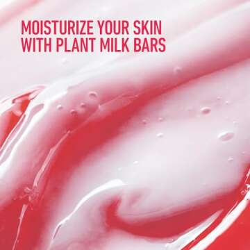 Dove Plant Milk Cleansing Bar Soap Variety Pack 4 for Moisturized Skin, with Gentle Cleansers, No Sulfate Cleansers or Parabens, 98% Biodegradable Formula, 5 oz