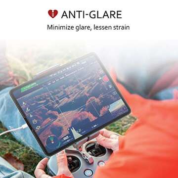 iCarez Anti-Glare Matte Screen Protector for Apple iPad Air 4/5 Gen (10.9-inch 2022/2020) iPad Pro 11 Inch (2022/2021/2020/2018) [2-Pack] Easy to Install (Compatible with Face ID and Apple Pencil)