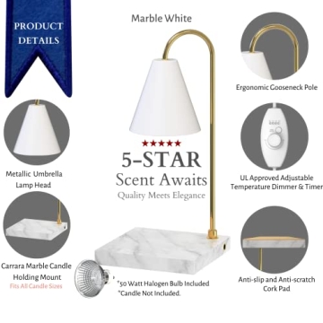 CozyBerry Candle Warmer Lamp - Elegant & Functional Design